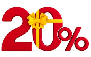 20% korting
